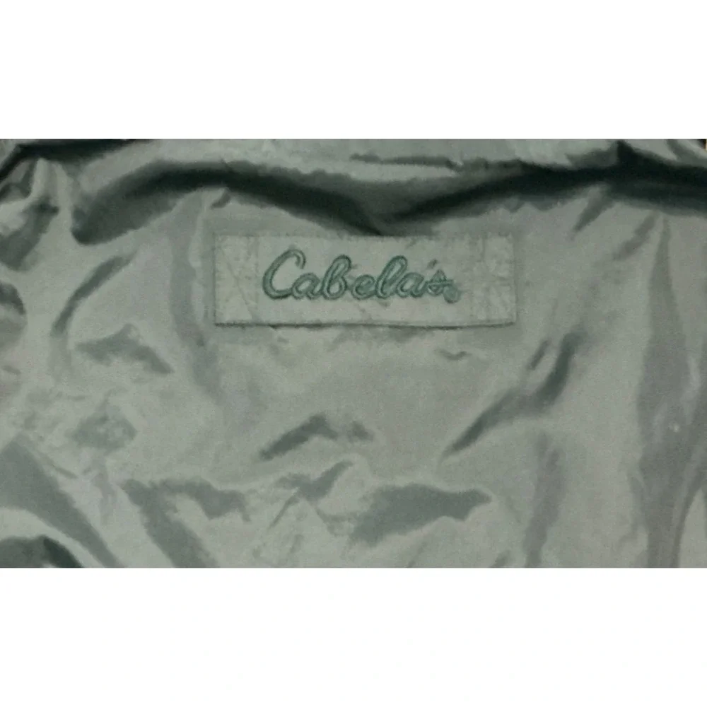 Cabelas Kid Youth Visor Hooded Mesh Lined Lightweight Packable Windbreaker Small